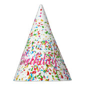 Chapeaux De Fètes Confettis colorés (Droite)