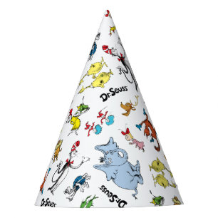 Chapeaux De Fètes Confettis de personnages de Dr Seuss Anniversair