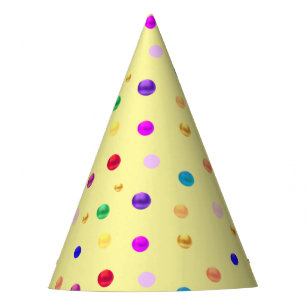 Chapeaux De Fètes Confettis multicolores