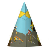 Chapeaux De Fètes Construction Camions Thème du site Anniversaire Fê (Dos)