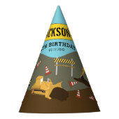 Chapeaux De Fètes Construction Camions Thème du site Anniversaire Fê (Devant)