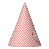 Chapeaux De Fètes Coquette Berry First Birthday Red Gingham (Gauche)