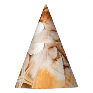 Chapeaux De Fètes Coquillages arrière - plan : thème marin.