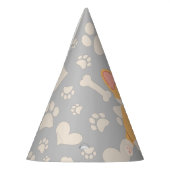 Chapeaux De Fètes Corgi Au Coeur Pastel (Gauche)