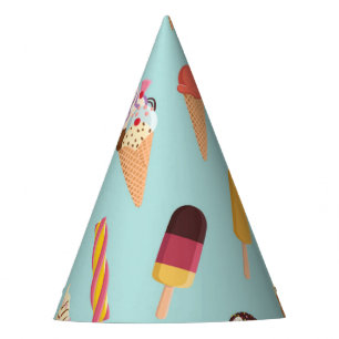 Chapeaux De Fètes Cornets de crème glacée