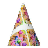CHAPEAUX DE FÈTES CORNETS DE CRÈME GLACÉE D'ART DE POP (Droite)