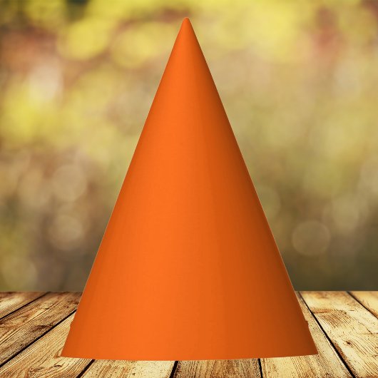 Chapeaux De Fètes Couleur solide de tigre orange