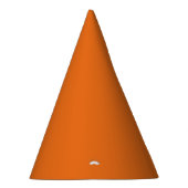 Chapeaux De Fètes Couleur solide orange électrique (Droite)