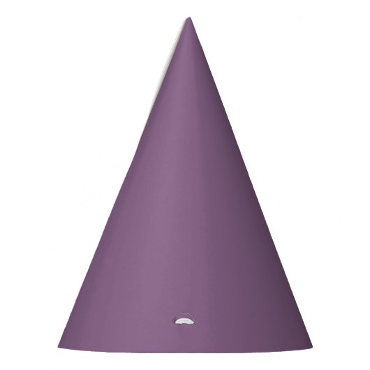 Chapeaux De Fètes Couleur solide Plum (Gauche)