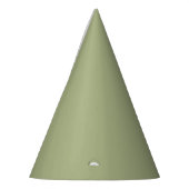 Chapeaux De Fètes Couleur solide verte de couleur de sable (Gauche)