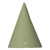 Chapeaux De Fètes Couleur solide verte de couleur de sable (Droite)