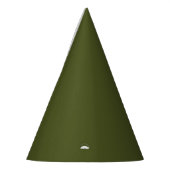 Chapeaux De Fètes Couleur solide verte de l'Armée (Gauche)
