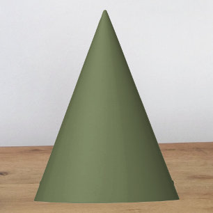 Chapeaux De Fètes Couleur solide verte Sage