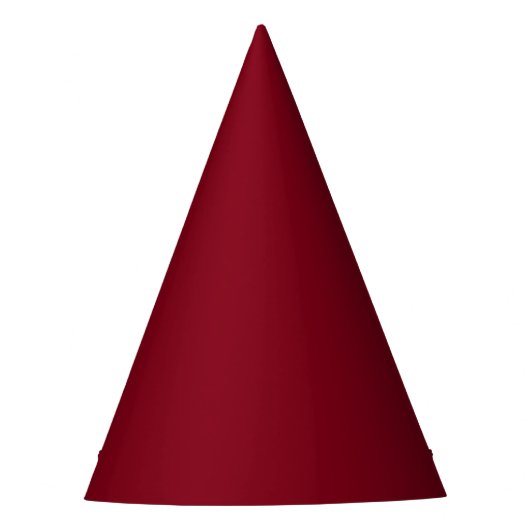 Chapeaux De Fètes Couleur uni rouge grenat (Devant)