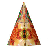 Chapeaux De Fètes Couleurs d'énergie vibrantes : design mandala. (Dos)