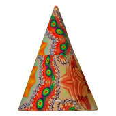 Chapeaux De Fètes Couleurs d'énergie vibrantes : design mandala. (Droite)