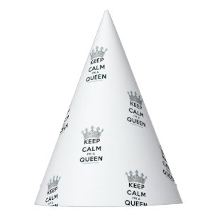 Chapeaux De Fètes Couronne argentée polie de la reine SlipperyJoe's