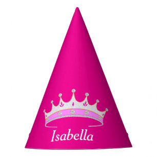 Chapeaux De Fètes Couronne de princesse sur rose magenta