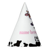 Chapeaux De Fètes Cow Theme First Birthday (Gauche)