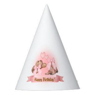 Chapeaux De Fètes Cowgirl Birthday Paper Hats