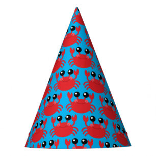 Chapeaux De Fètes Crabe Anniversaire Soirée Cartoon Enfants