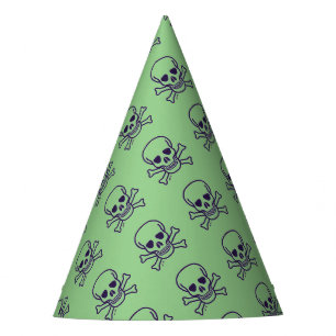 Chapeaux De Fètes Crâne n os vert clair casquettes de la fête