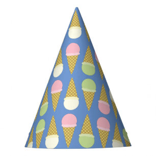 Chapeaux De Fètes Crème glacée Cone mignonne 1er anniversaire Casque