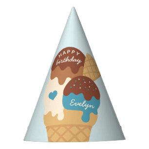Chapeaux De Fètes Crème glacée Sundae Anniversaire de enfant personn