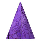 Chapeaux De Fètes Crow d'anniversaire Silhouette Arbre Branches Ciel (Dos)