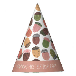 Chapeaux De Fètes Cute Acorn fille premier anniversaire Casquette de