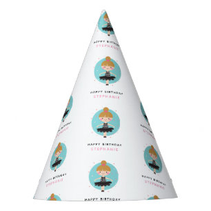 Chapeaux De Fètes Cute Ballerina en Anniversaire de enfant robe noir