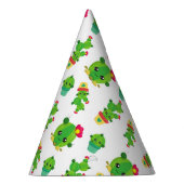 Chapeaux De Fètes Cute Cactus, Green Cactus, Motif Cactus (Droite)