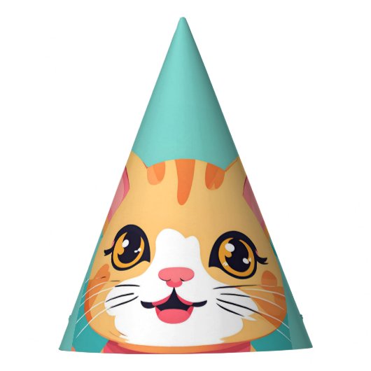 Chapeaux De Fètes Cute chat chaton animaux de compagnie fête d'anniv (Devant)