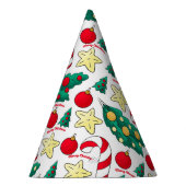 Chapeaux De Fètes Cute Christmas Pattern Party Hat (Droite)