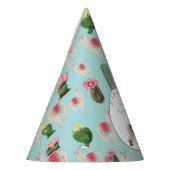 Chapeaux De Fètes Cute Fiesta Llama & Cactus Anniversaire de enfant (Gauche)