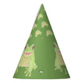 Chapeaux De Fètes Cute Green Tree Frog - 18 transparent. (Gauche)