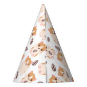 Chapeaux De Fètes Cute Hamster Visage et semences Motif Enfant Anniv (Dos)