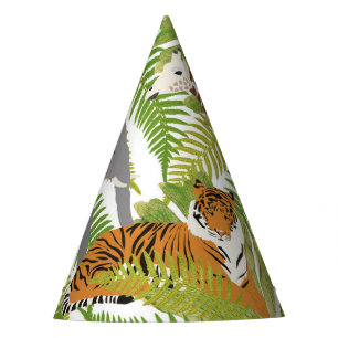 Chapeaux De Fètes Cute Jungle Animaux Safari Garçon Fille