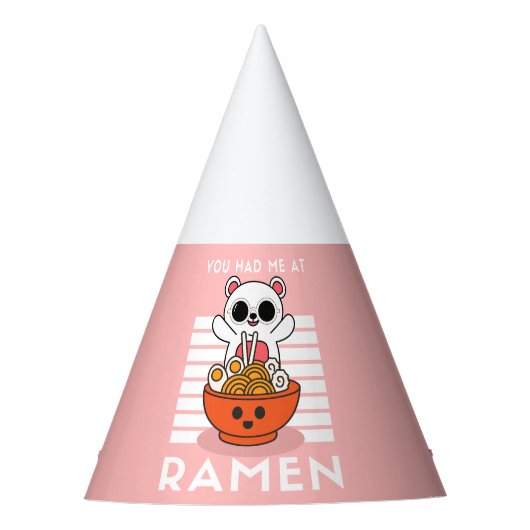 Chapeaux De Fètes Cute Kawaii Ramen (Devant)