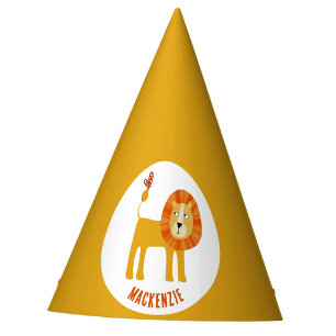 Chapeaux De Fètes Cute Lion Personnalisé