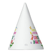 Chapeaux De Fètes Cute Modern Dino Dinosaur fête d'anniversaire pour (Droite)