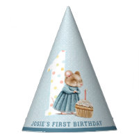 Cute Mouse Premier Casquette de fête d'anniversair