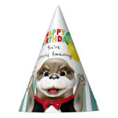 Chapeaux De Fètes Cute Otter à Tuxedo | ANNIVERSAIRE DE ENFANT (Devant)
