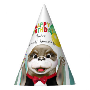 Chapeaux De Fètes Cute Otter à Tuxedo ANNIVERSAIRE DE ENFANT