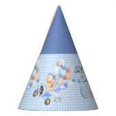 Chapeaux De Fètes Cute Pastel Bleu Brown Ours Bébé Tourne un (Gauche)