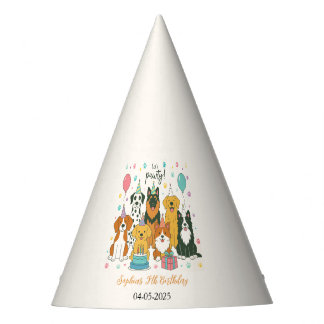 Chapeaux De Fètes Cute Puppy Dogs Boy 5th Birthday Party