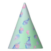 Chapeaux De Fètes Cute Sweet cupcake mermaid Joyeuse Fille d'anniver (Droite)