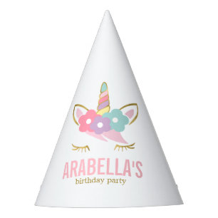 Chapeaux De Fètes Cute Unicorn Filles Anniversaire