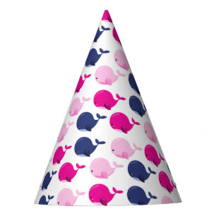 Chapeaux De Fètes Cute Whales, Pattern of Whales, Sea Animals
