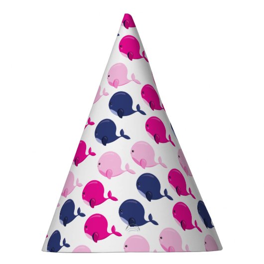 Chapeaux De Fètes Cute Whales, Pattern of Whales, Sea Animals (Droite)